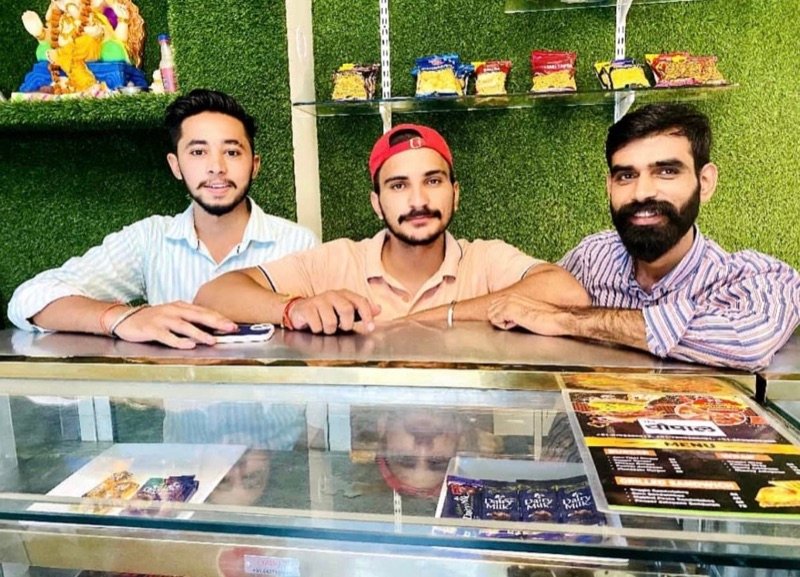 At the counter at The Choupal